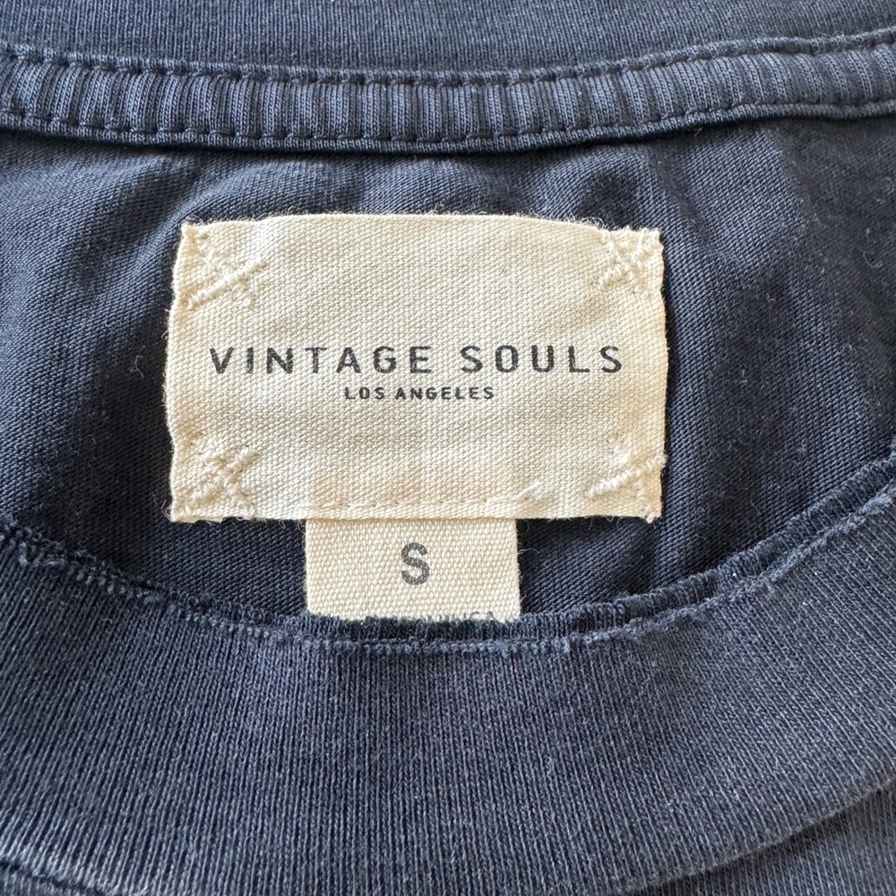Vintage Souls Graphic T Shirt - Black Red & Gold Rhinestones. - Picture 6 of 8